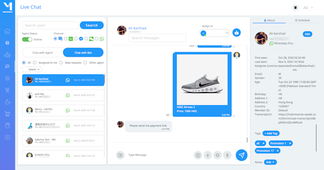 AI Chatbot and CRM