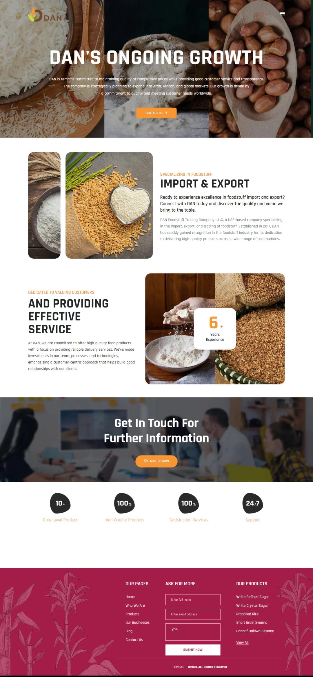 Pankore Business Website