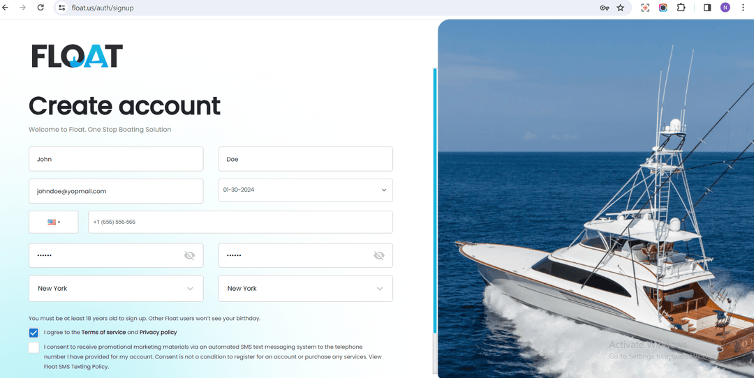 Boat Storage, Booking and Management App