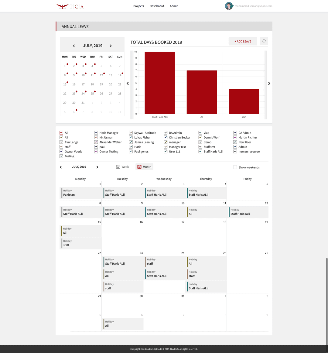 Calendaring with Secure Data Management