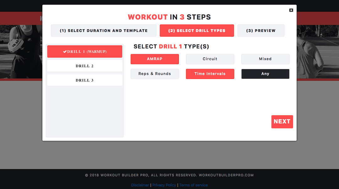 Online Dynamic Workout Planner