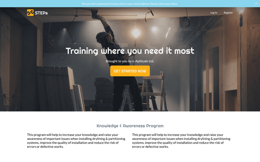 Corporate Training and Certification Tool